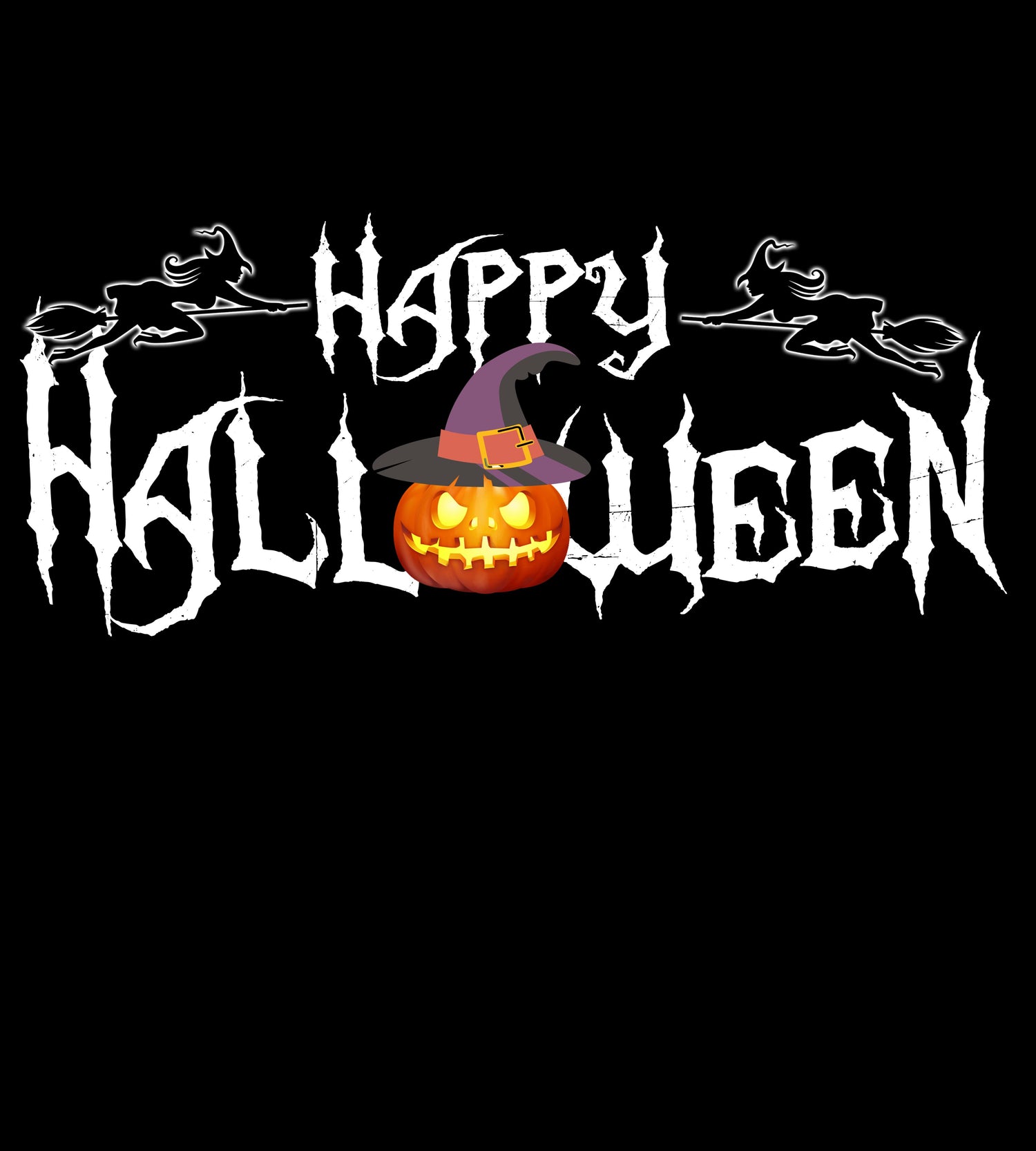 Happy Halloween mit Kürbis