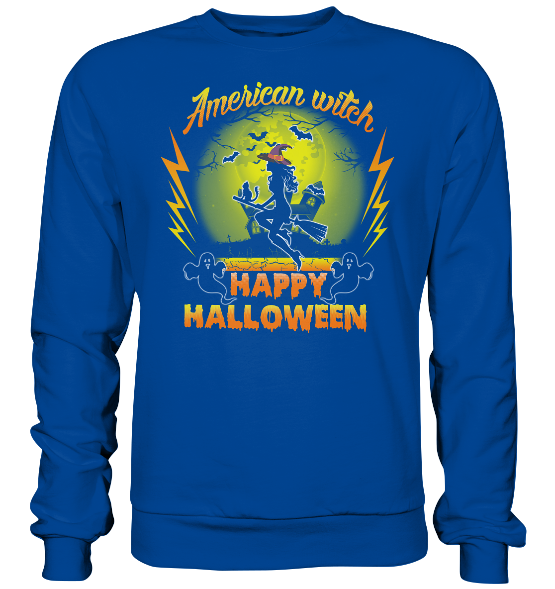 American Witch (Gelb) - Basic Sweatshirt