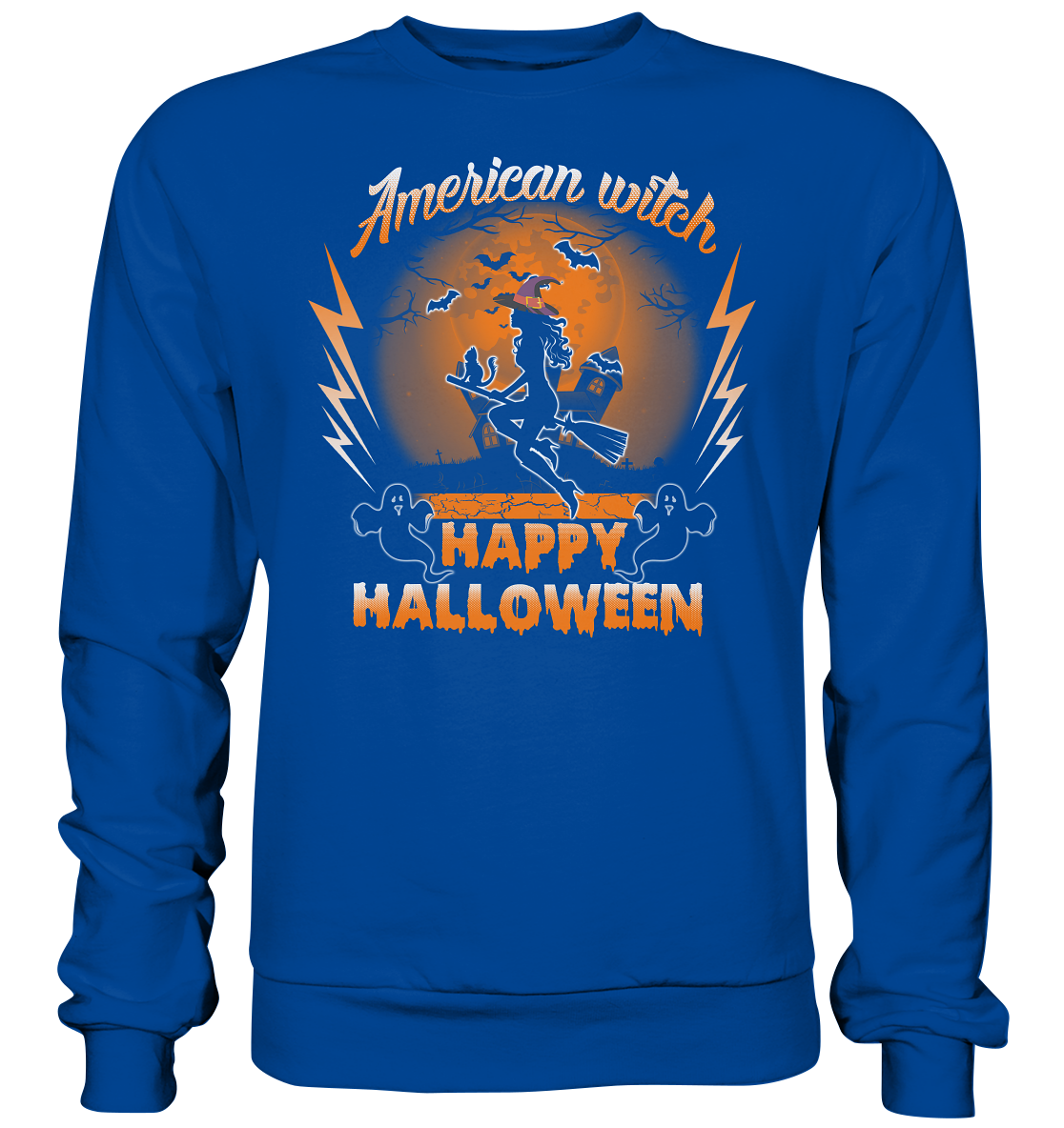 American Witch (Orange) - Basic Sweatshirt