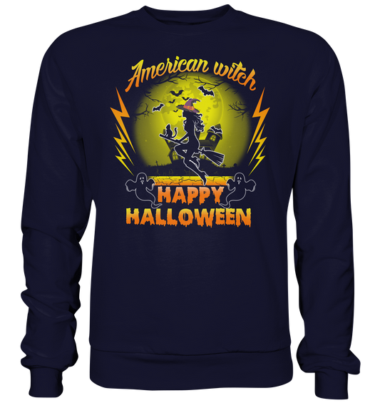 American Witch (Gelb) - Basic Sweatshirt