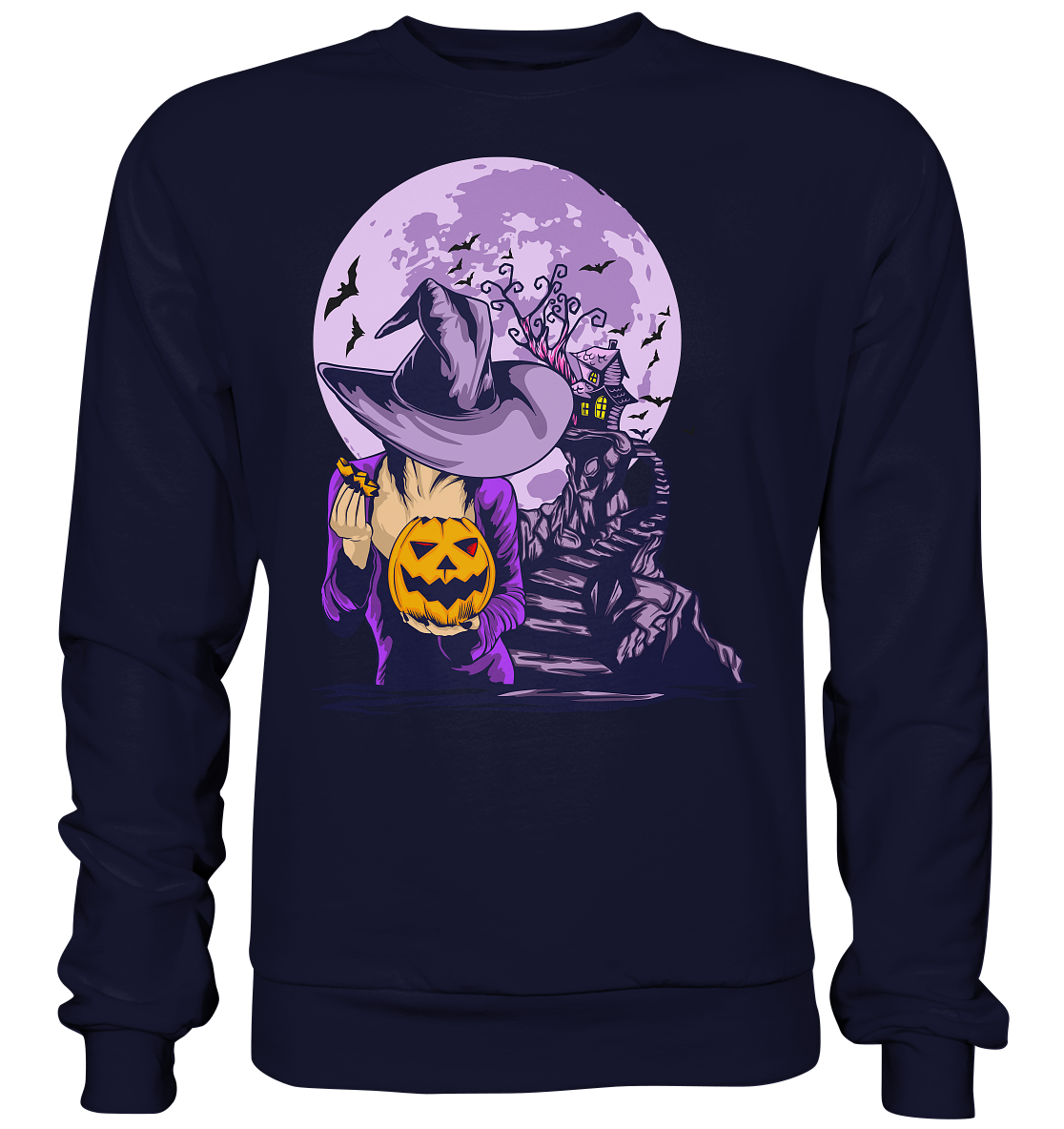 Halloween Illustration 8 - Basic Sweatshirt