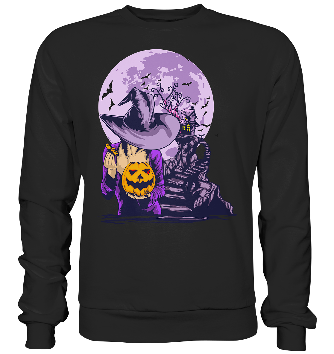 Halloween Illustration 8 - Basic Sweatshirt