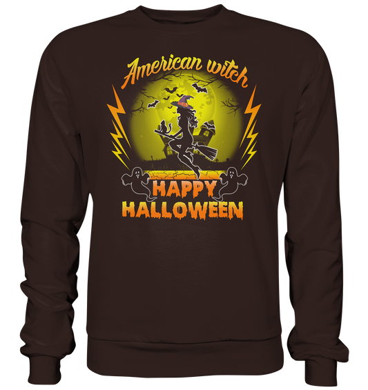 American Witch (Gelb) - Basic Sweatshirt