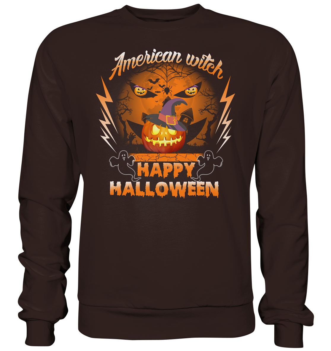 American Witch (Kürbis) - Basic Sweatshirt