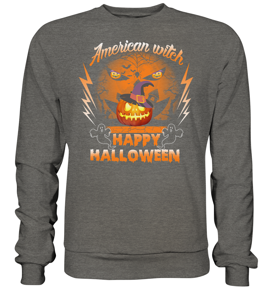 American Witch (Kürbis) - Basic Sweatshirt