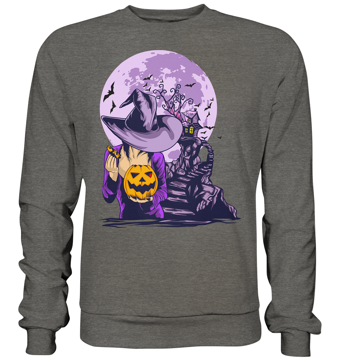 Halloween Illustration 8 - Basic Sweatshirt