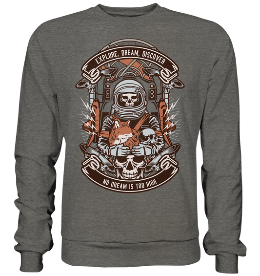 Astronaut Skull - Basic Sweatshirt