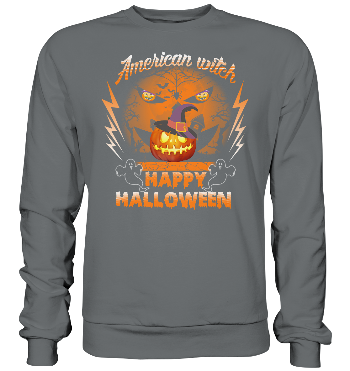 American Witch (Kürbis) - Basic Sweatshirt