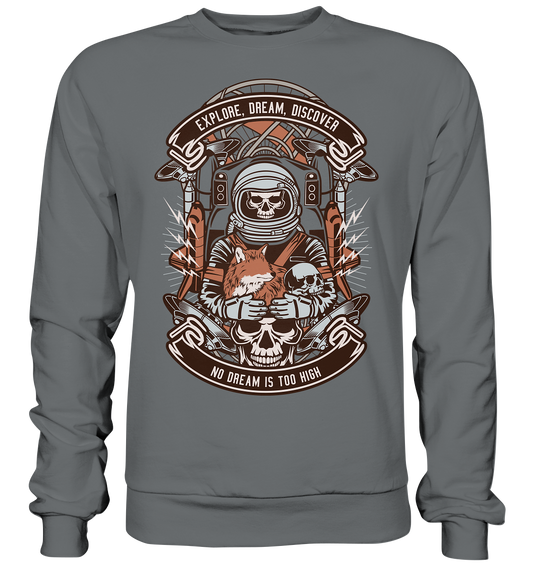 Astronaut Skull - Basic Sweatshirt