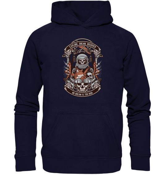 Astronaut Skull - Basic Unisex Hoodie