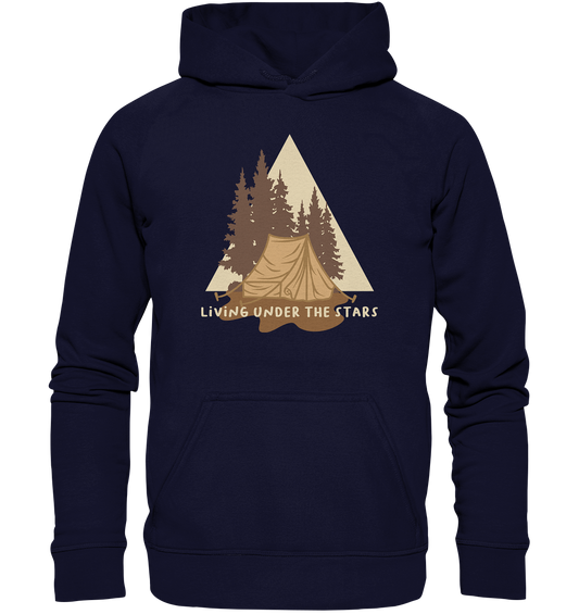 Living Under the Stars - Basic Unisex Hoodie