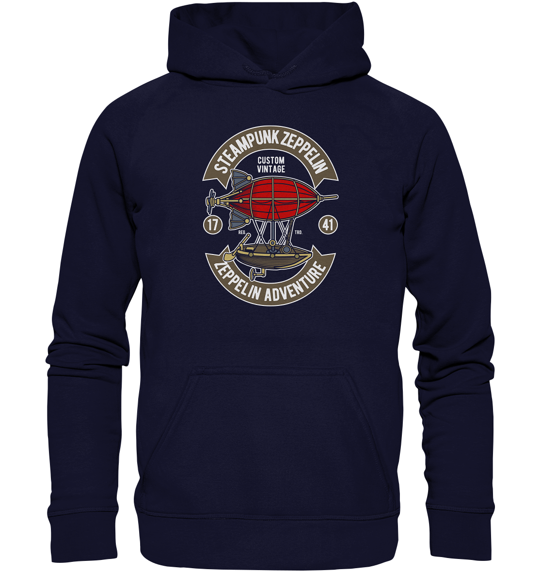 Steampunk Zeppelin - Basic Unisex Hoodie