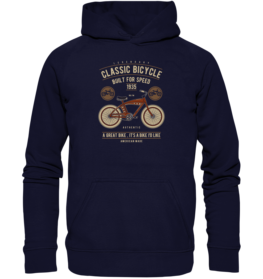 Classic Bicycle - Basic Unisex Hoodie