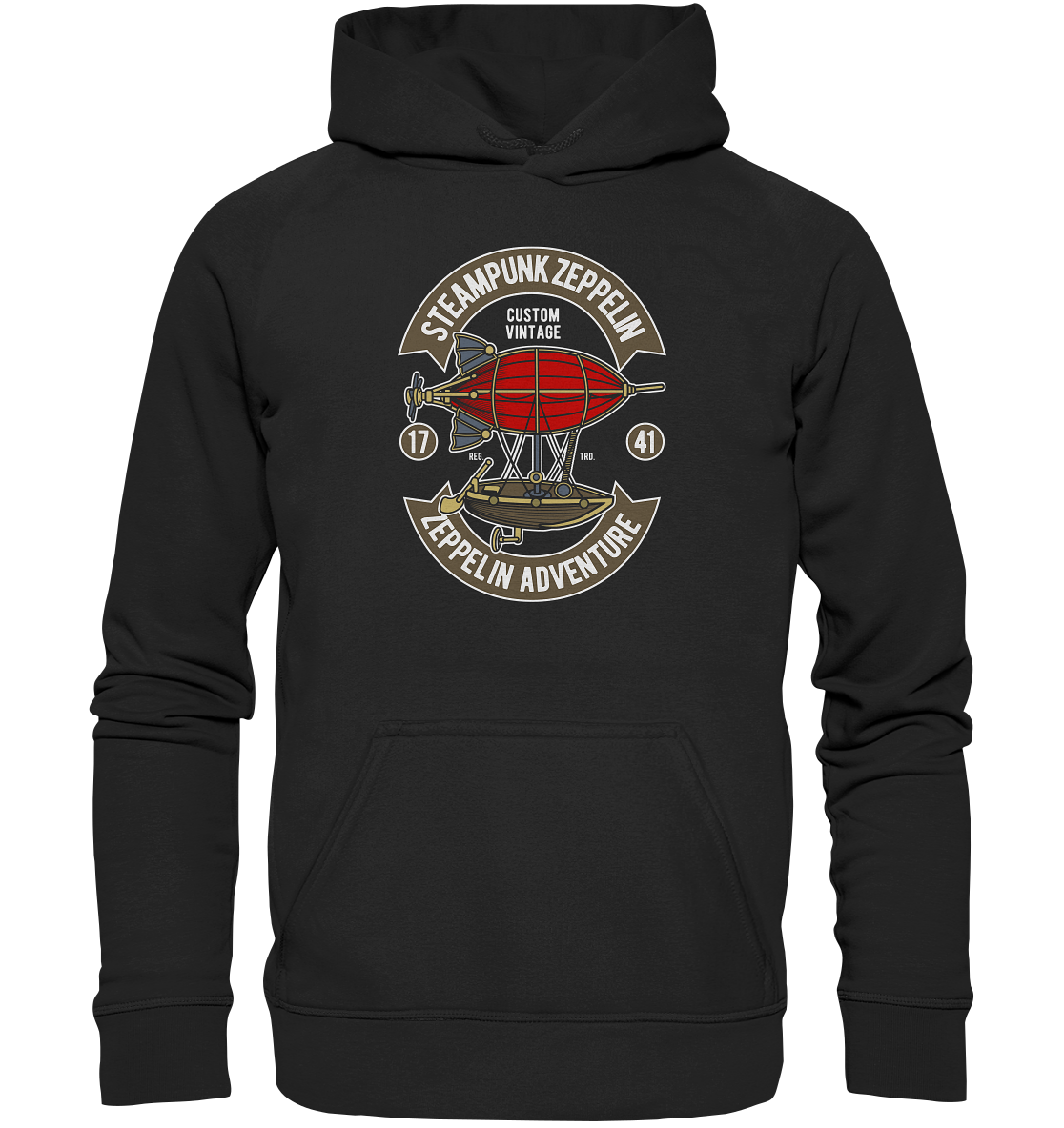 Steampunk Zeppelin - Basic Unisex Hoodie