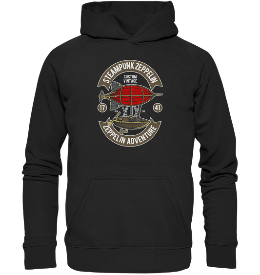 Steampunk Zeppelin - Basic Unisex Hoodie