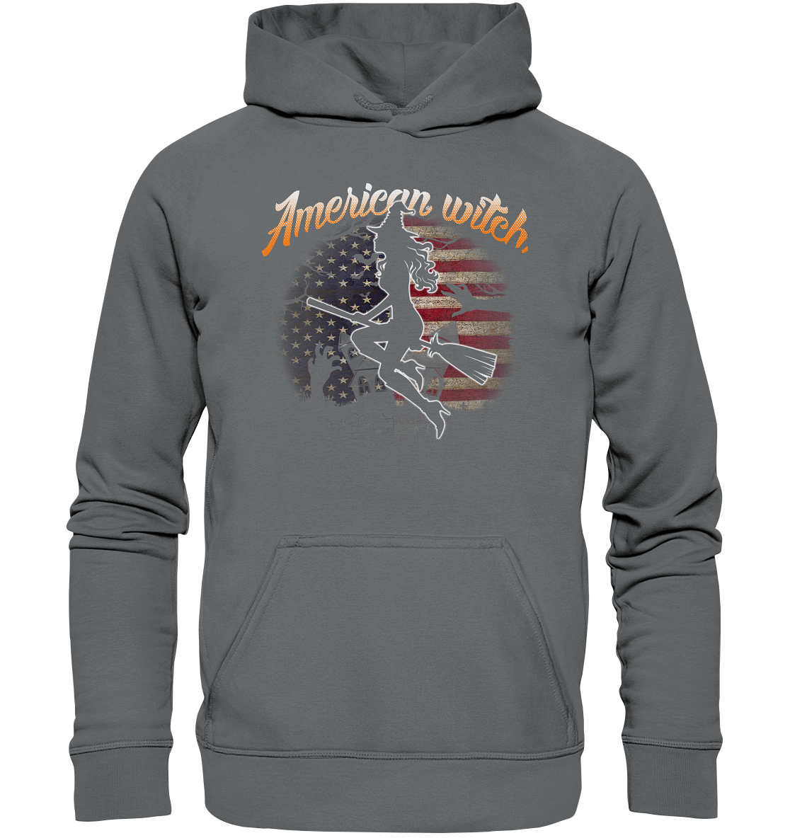 American Witch (Flagge) - Basic Unisex Hoodie
