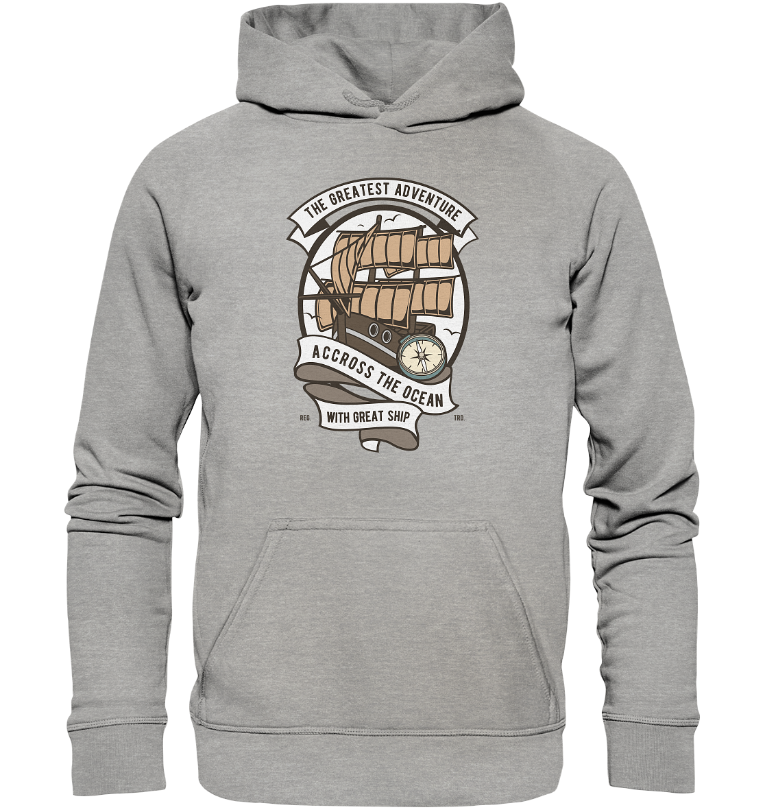 Accross The Ocean - Basic Unisex Hoodie