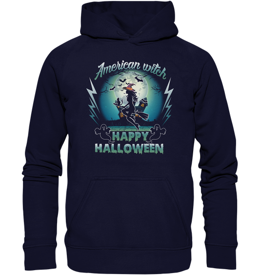 American Witch (Blau) - Basic Unisex Hoodie XL