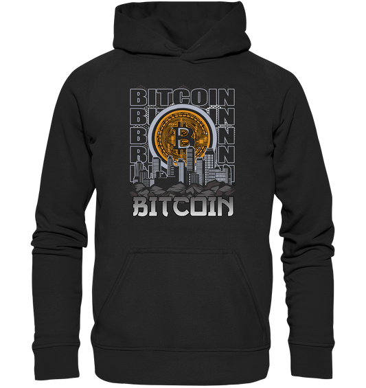 Bitcoin Town - Basic Unisex Hoodie XL