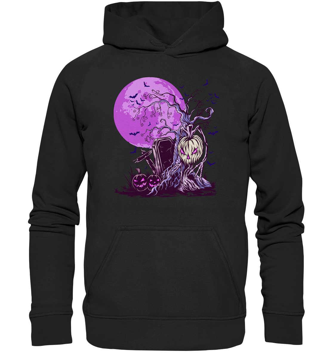 Halloween Illustration 6 - Basic Unisex Hoodie XL