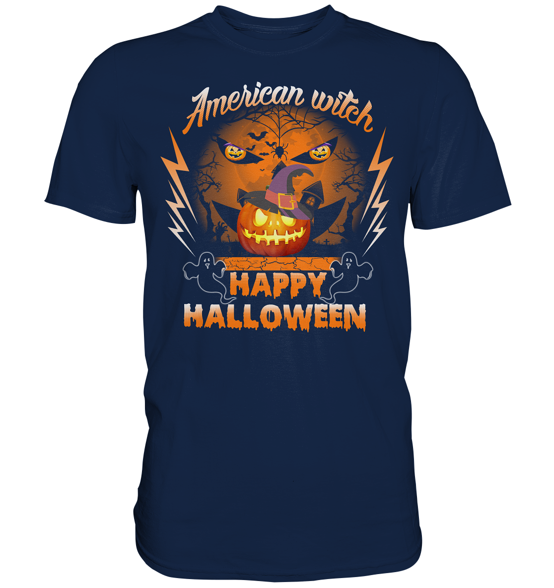 American Witch (Kürbis) - Classic Shirt