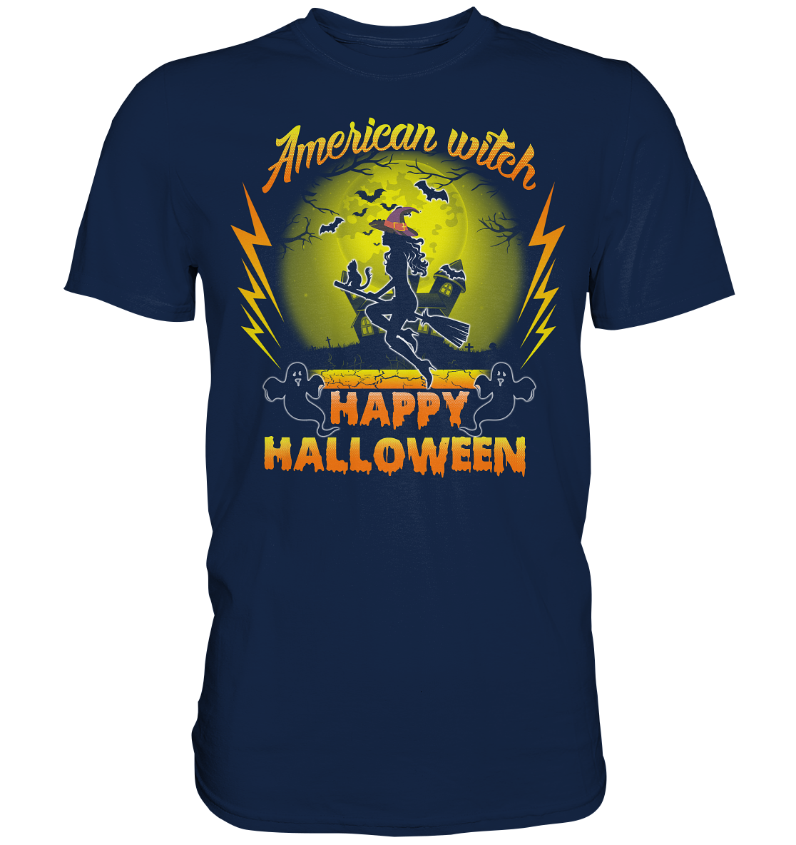 American Witch (Gelb) - Classic Shirt