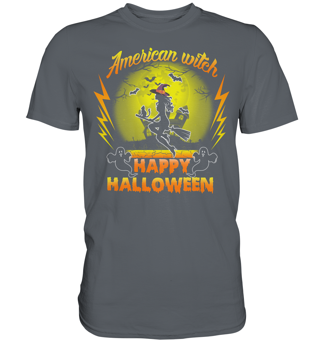 American Witch (Gelb) - Classic Shirt