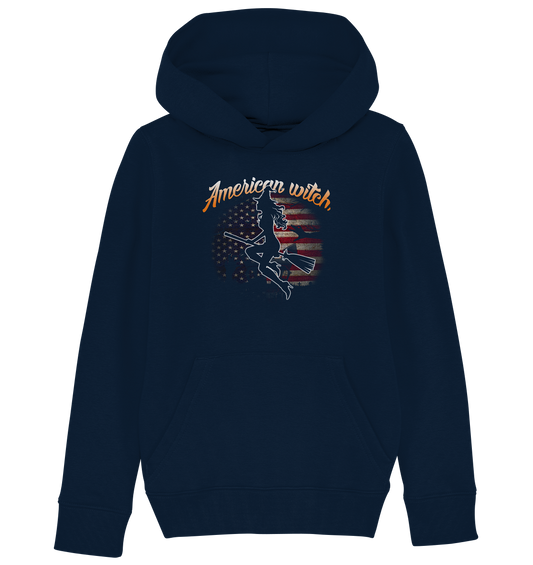 American Witch (Flagge) - Kids Organic Hoodie