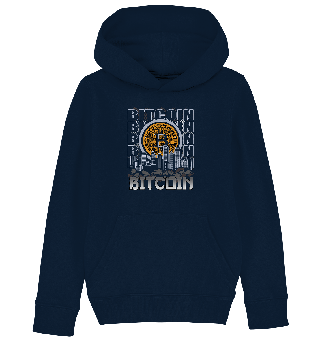 Bitcoin Town - Kids Organic Hoodie