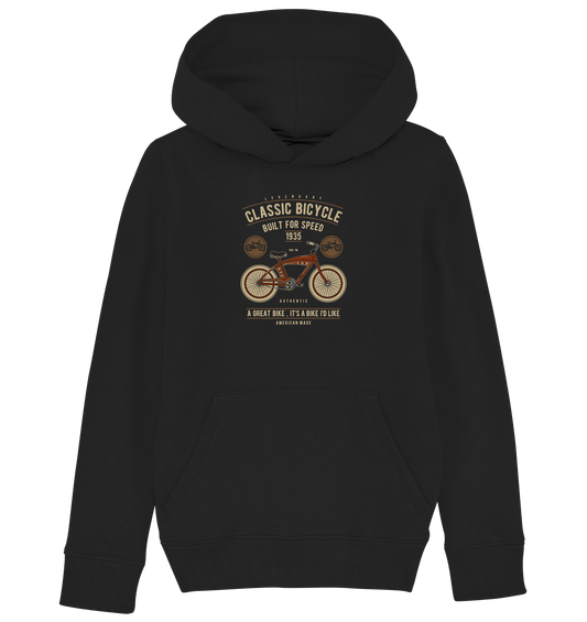 Classic Bicycle - Kids Organic Hoodie