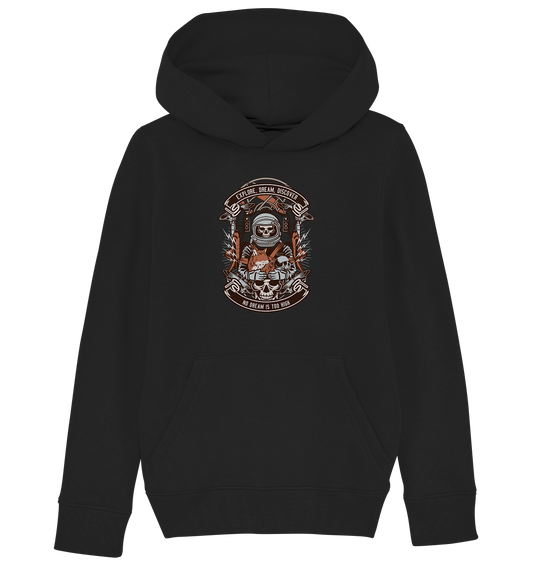 Astronaut Skull - Kids Organic Hoodie