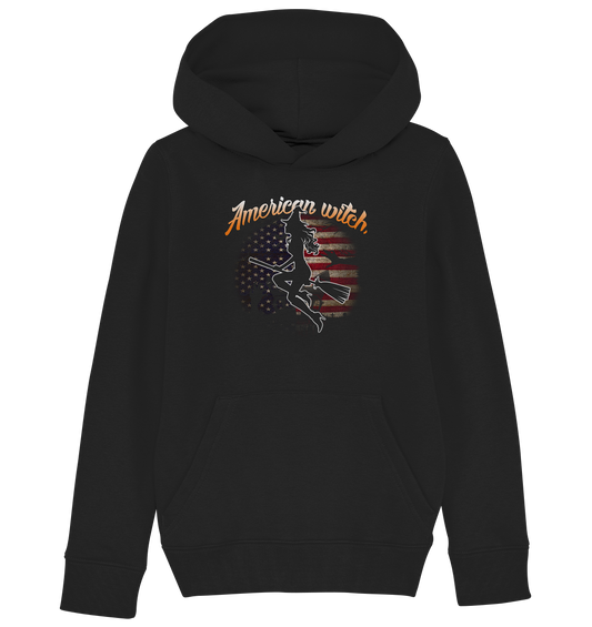 American Witch (Flagge) - Kids Organic Hoodie