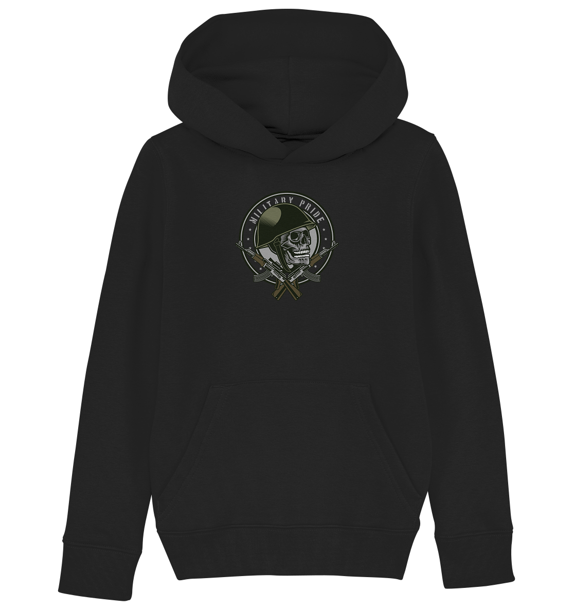 Skull Soldier - Kids Organic Hoodie