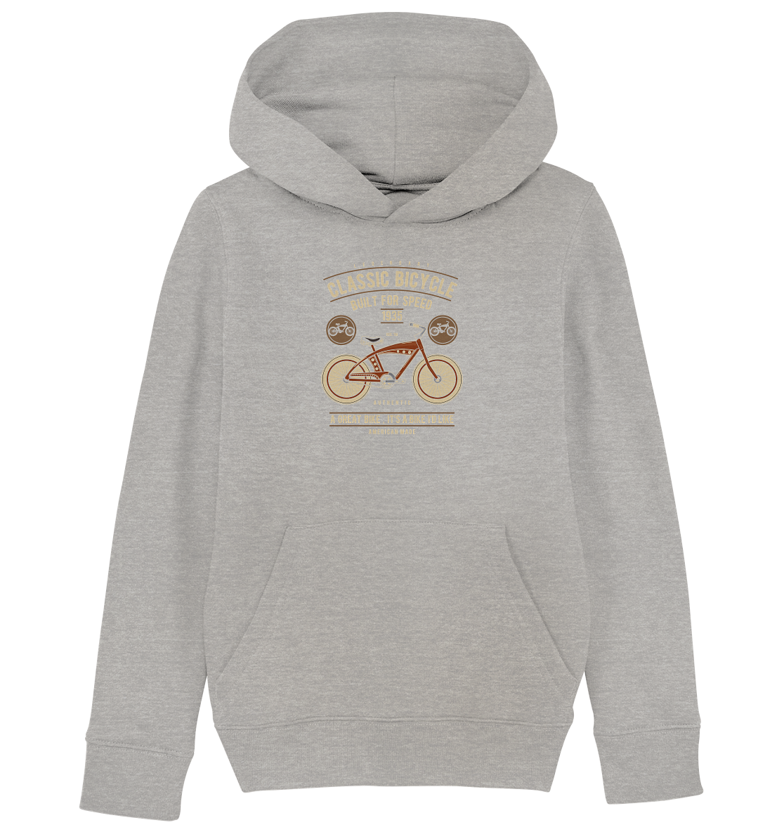 Classic Bicycle - Kids Organic Hoodie