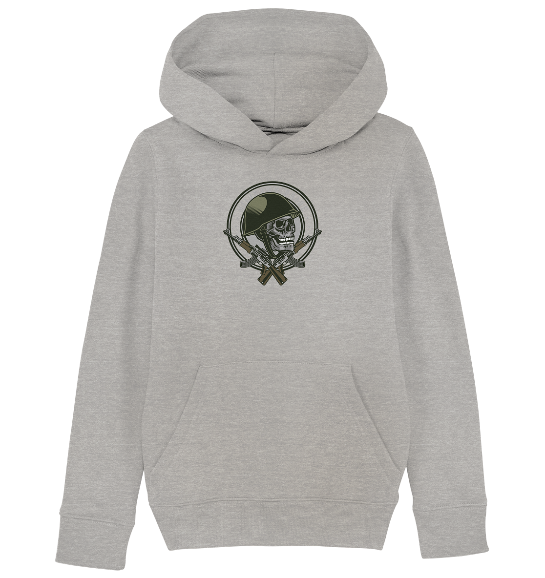 Skull Soldier - Kids Organic Hoodie