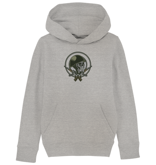 Skull Soldier - Kids Organic Hoodie
