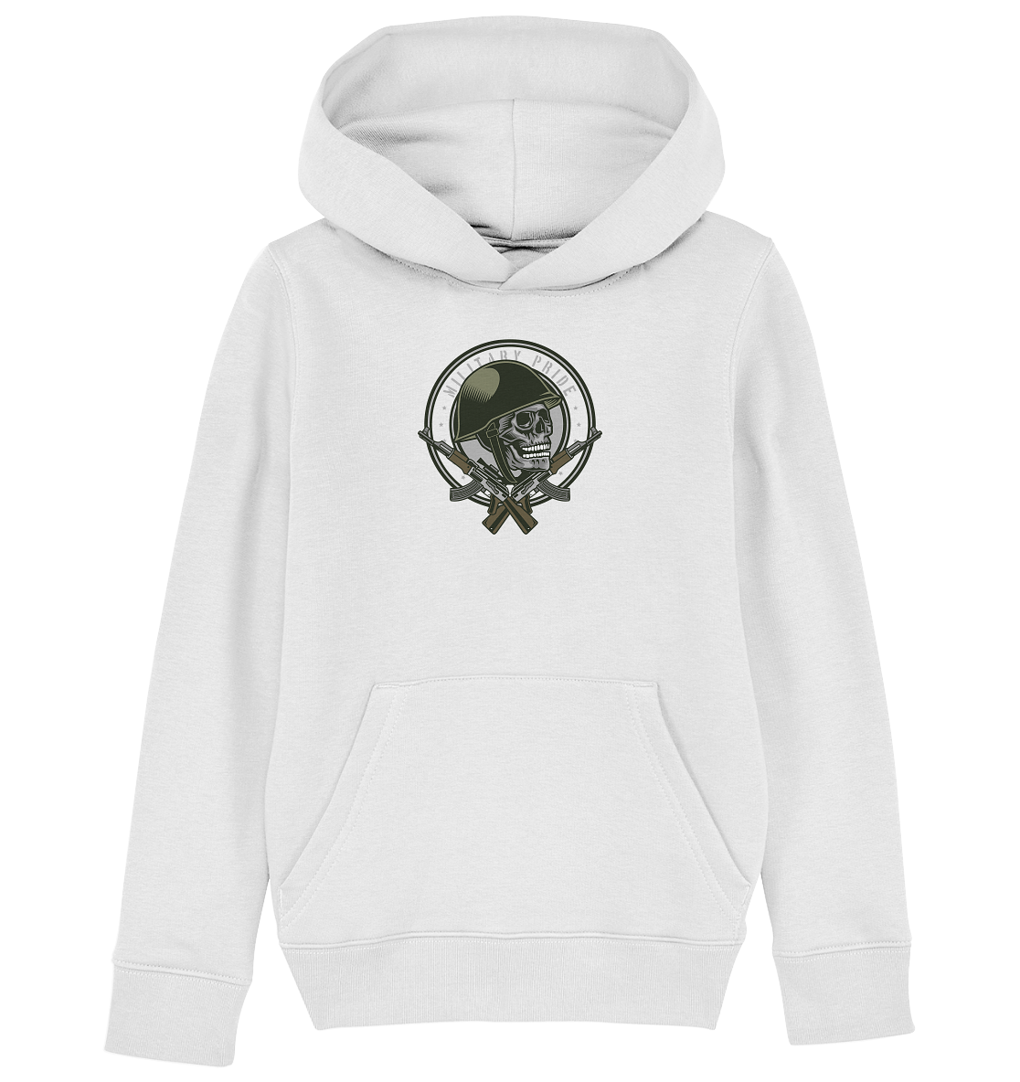 Skull Soldier - Kids Organic Hoodie