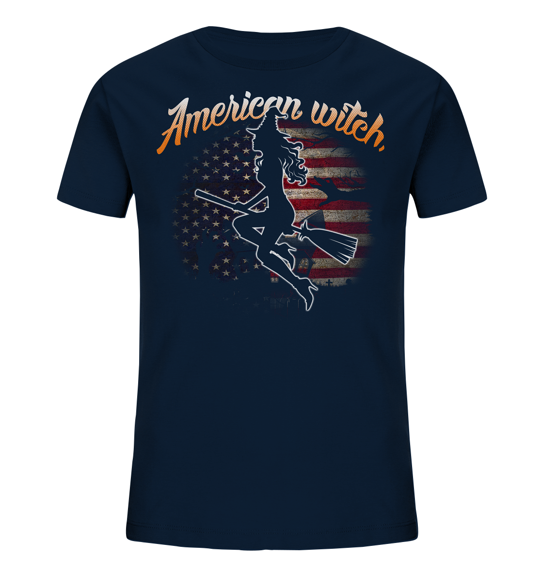American Witch (Flagge) - Kids Organic Shirt