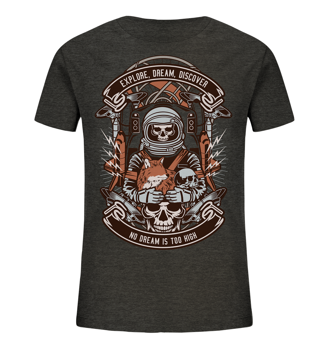 Astronaut Skull - Kids Organic Shirt
