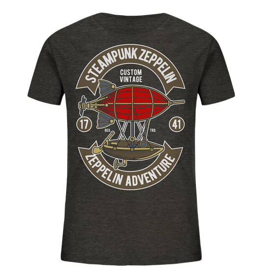 Steampunk Zeppelin - Kids Organic Shirt