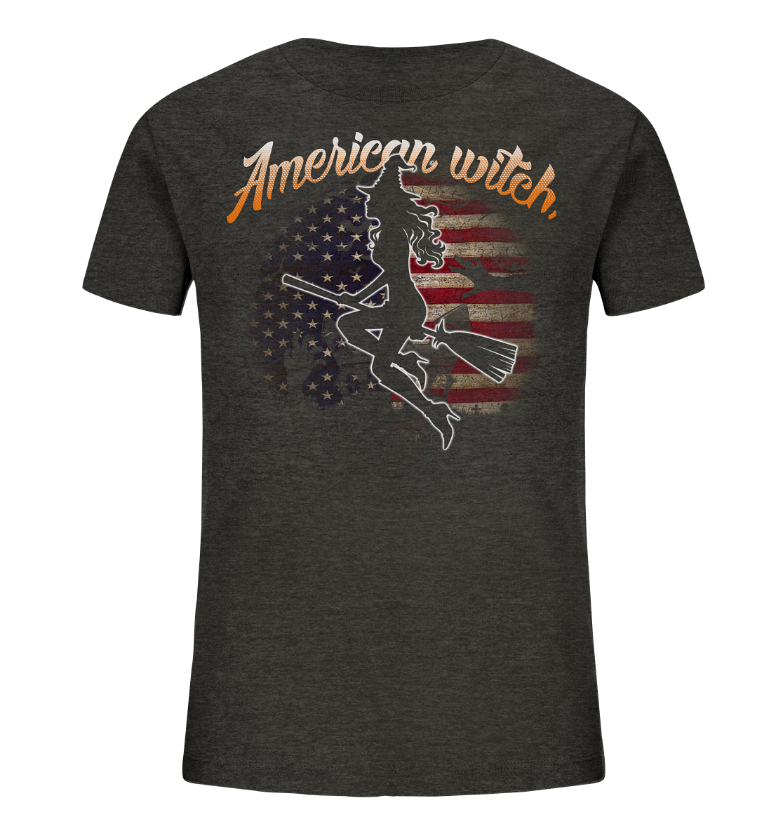 American Witch (Flagge) - Kids Organic Shirt