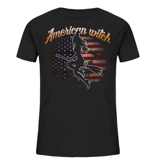 American Witch (Flagge) - Kids Organic Shirt