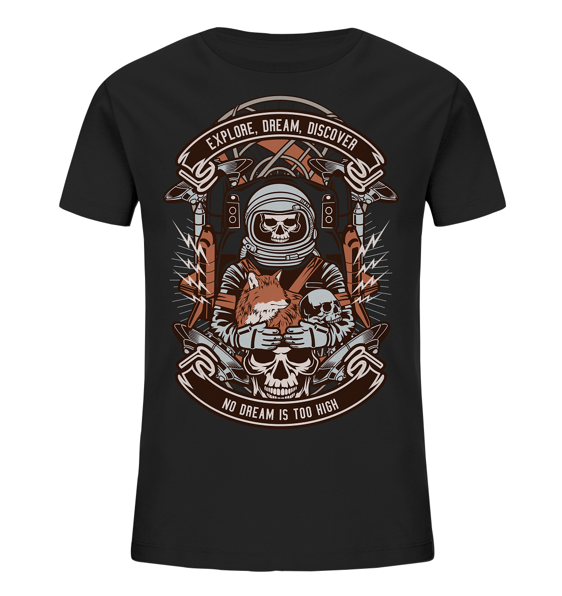Astronaut Skull - Kids Organic Shirt