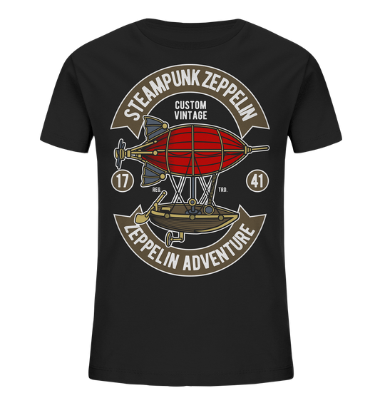 Steampunk Zeppelin - Kids Organic Shirt