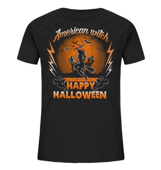 American Witch (Orange) - Kids Organic Shirt