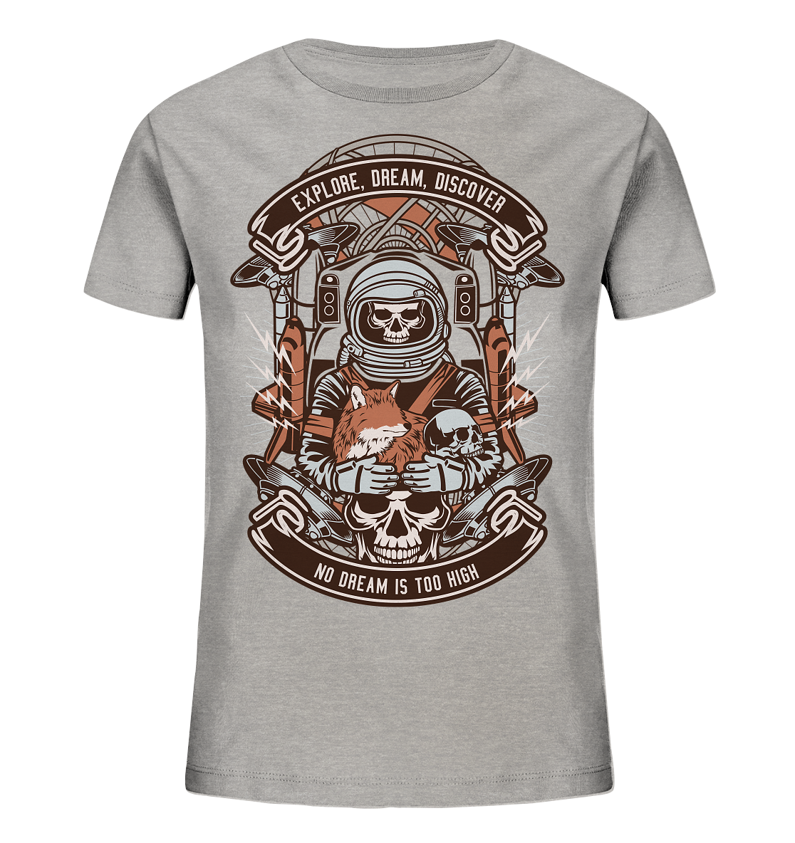 Astronaut Skull - Kids Organic Shirt