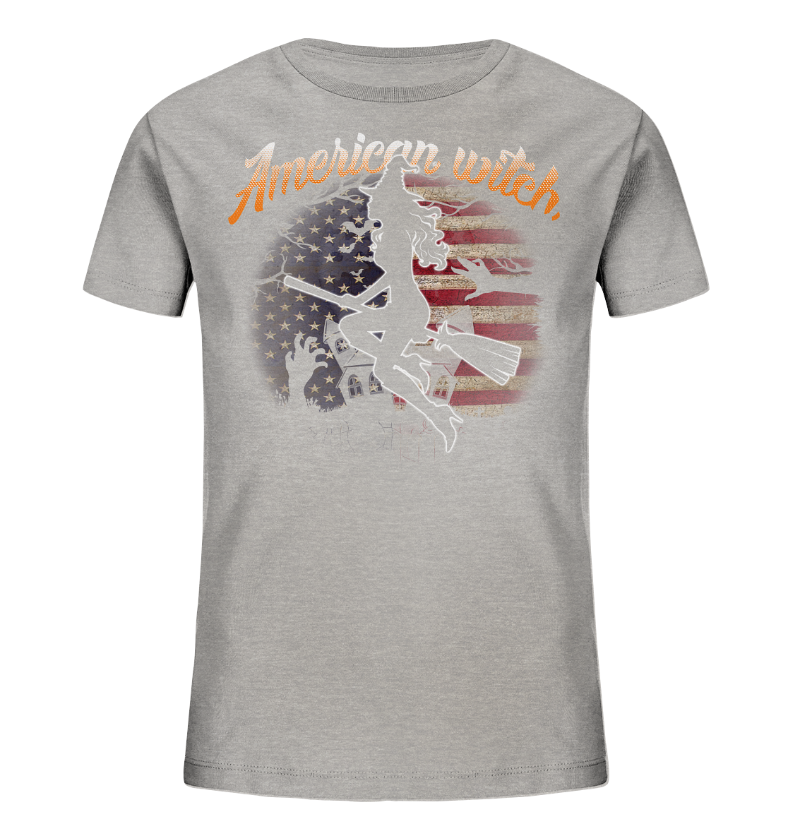 American Witch (Flagge) - Kids Organic Shirt