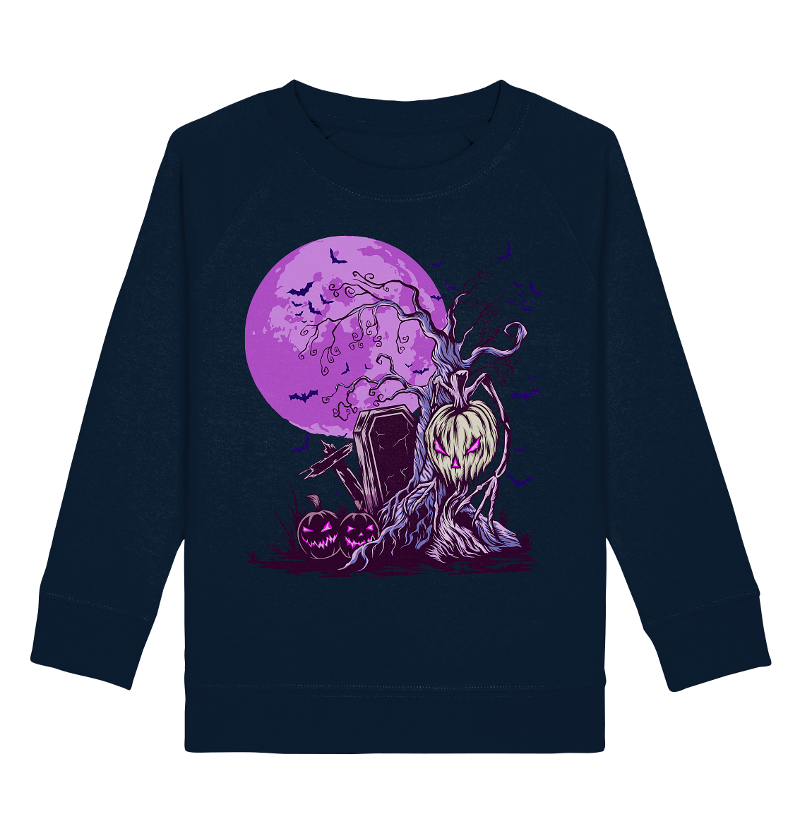 Halloween Illustration 6 - Kids Organic Sweatshirt