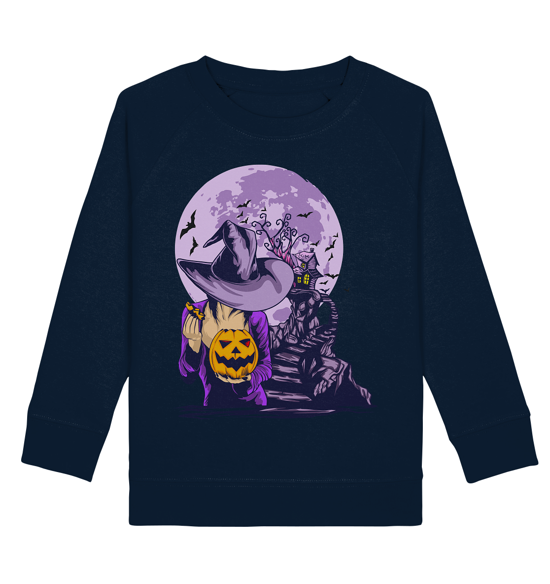 Halloween Illustration 8 - Kids Organic Sweatshirt