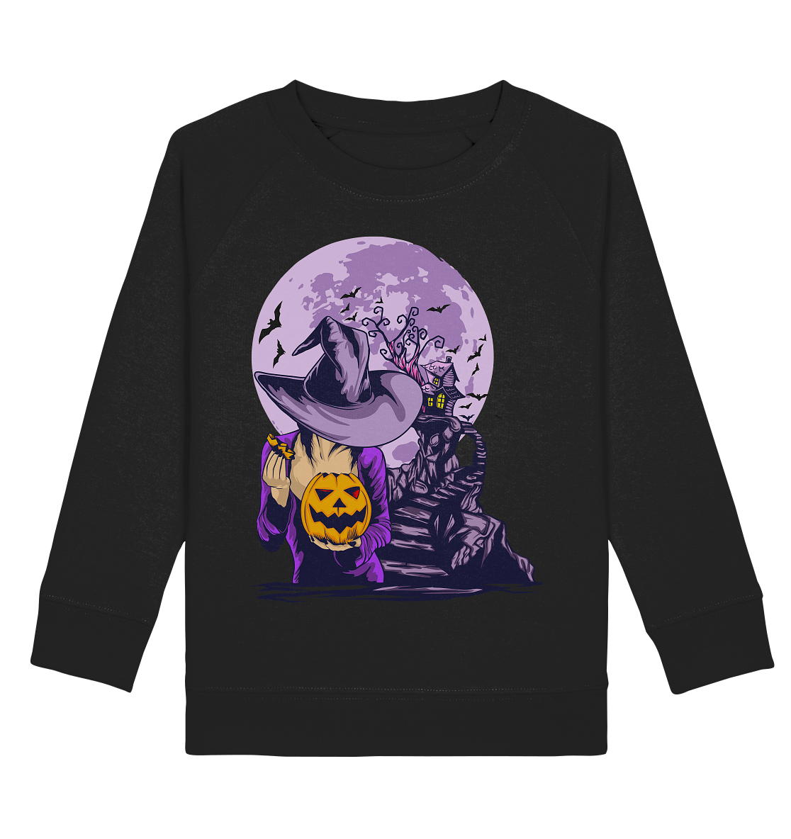 Halloween Illustration 8 - Kids Organic Sweatshirt